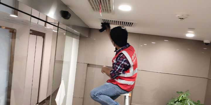 大型酒店格力中央空調如何清洗？