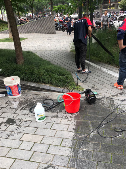 濾網保養中